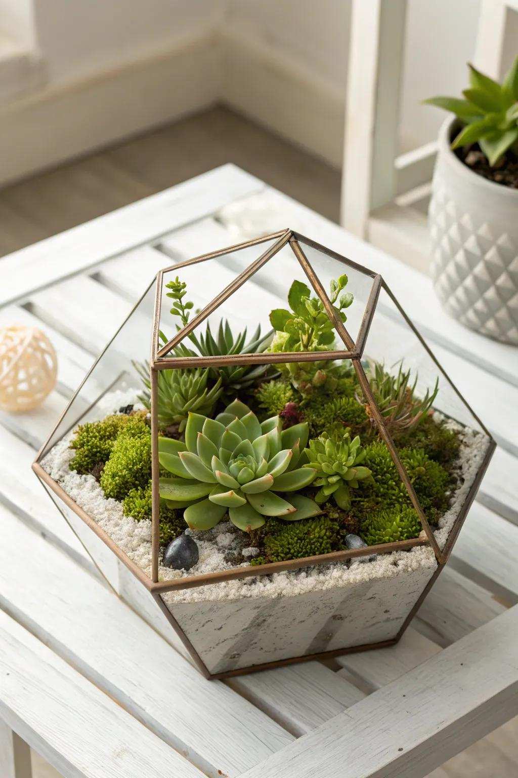 Design your very own small-scale garden retreat with a wonderfully assembled do-it-yourself miniature greenhouse.