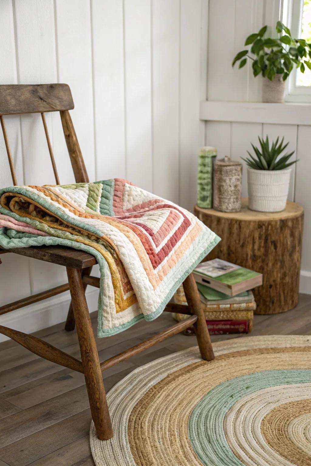 Discover the Cabin Rotation: A contemporary masterpiece harmonizing tradition and innovation through vibrant material band assortment. Ideal for your minimalist boho retreat.
