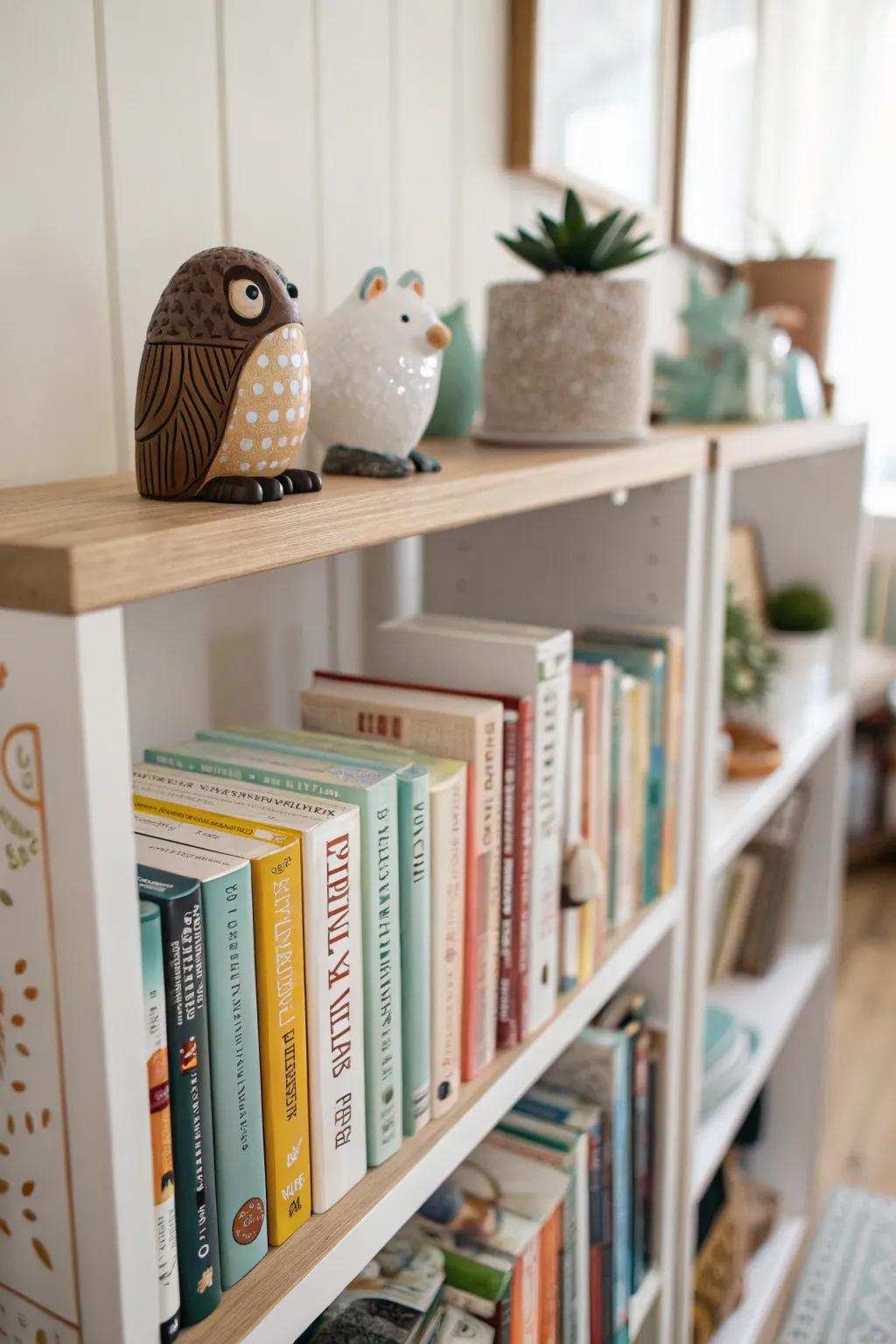 Distinctive shelf brackets enrich your shelves with personality and charm.
