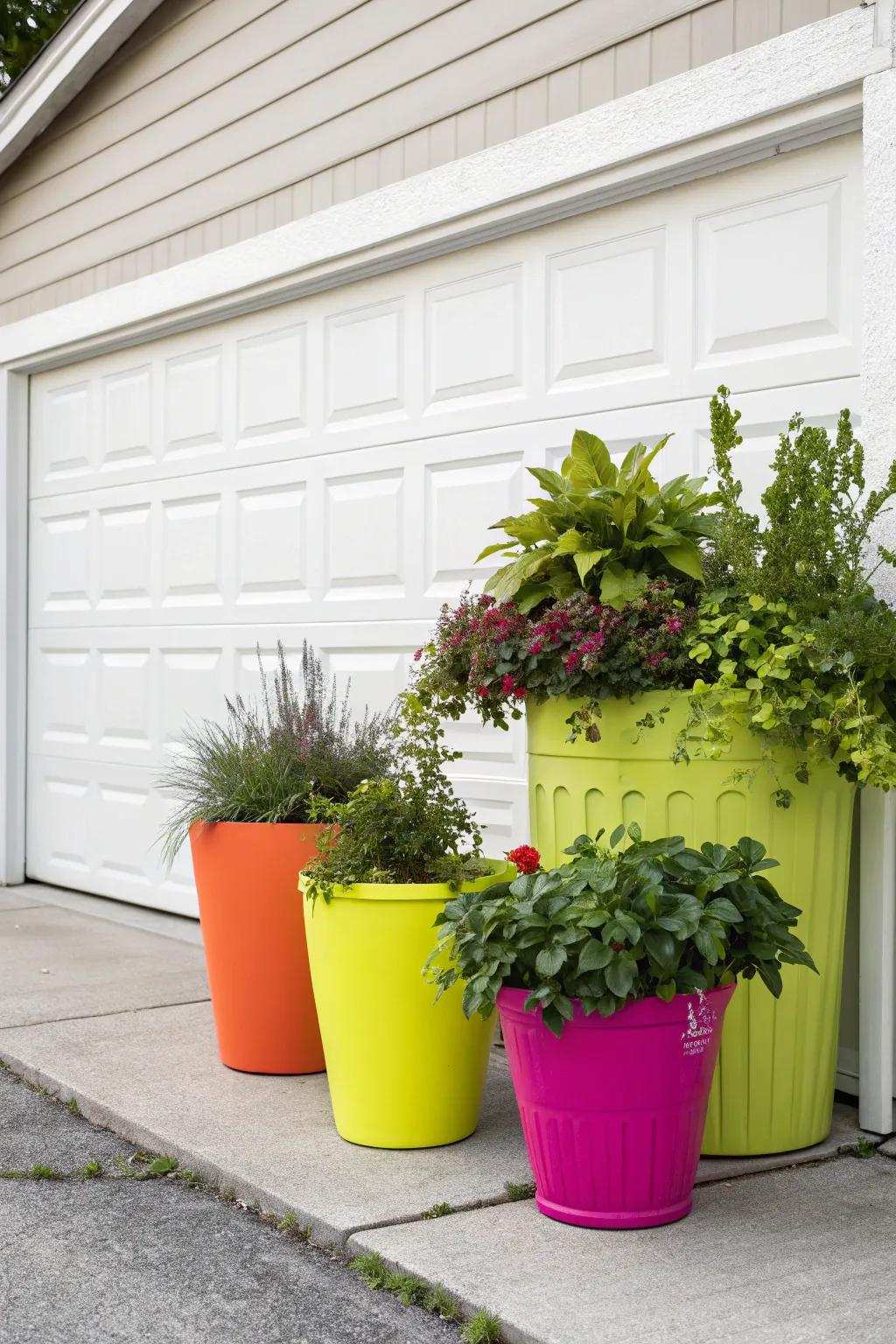 Divergent pot tones fashioning a vibrant and alluring exhibition.