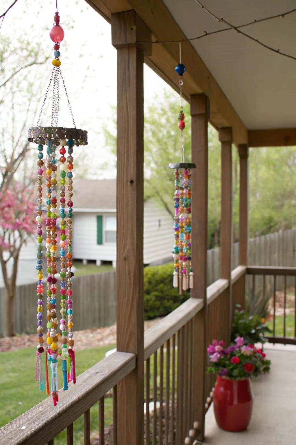 DIY current sounds infusing melody into outdoor spaces.