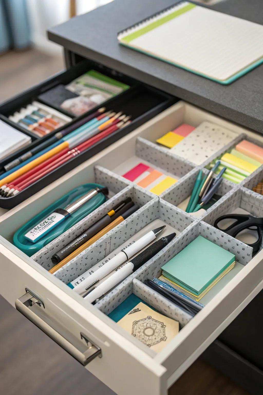 Drawer separators introduce structure and accessibility to your personal workspace.