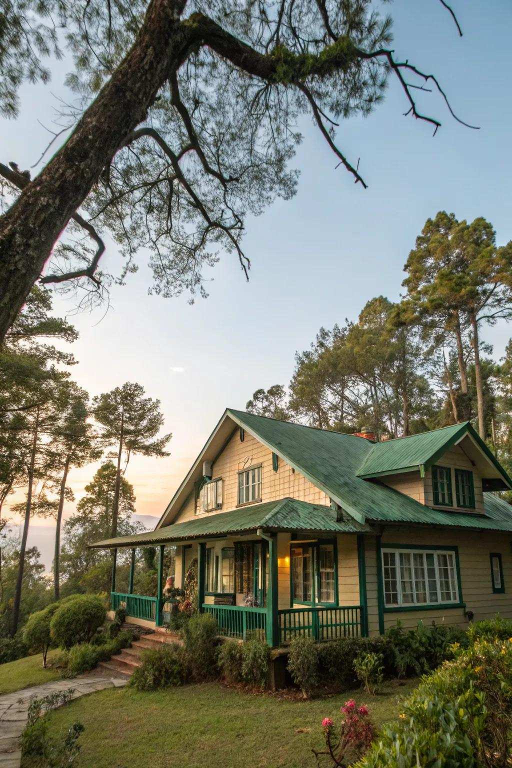 Earthy tones unite your home with its natural surroundings.