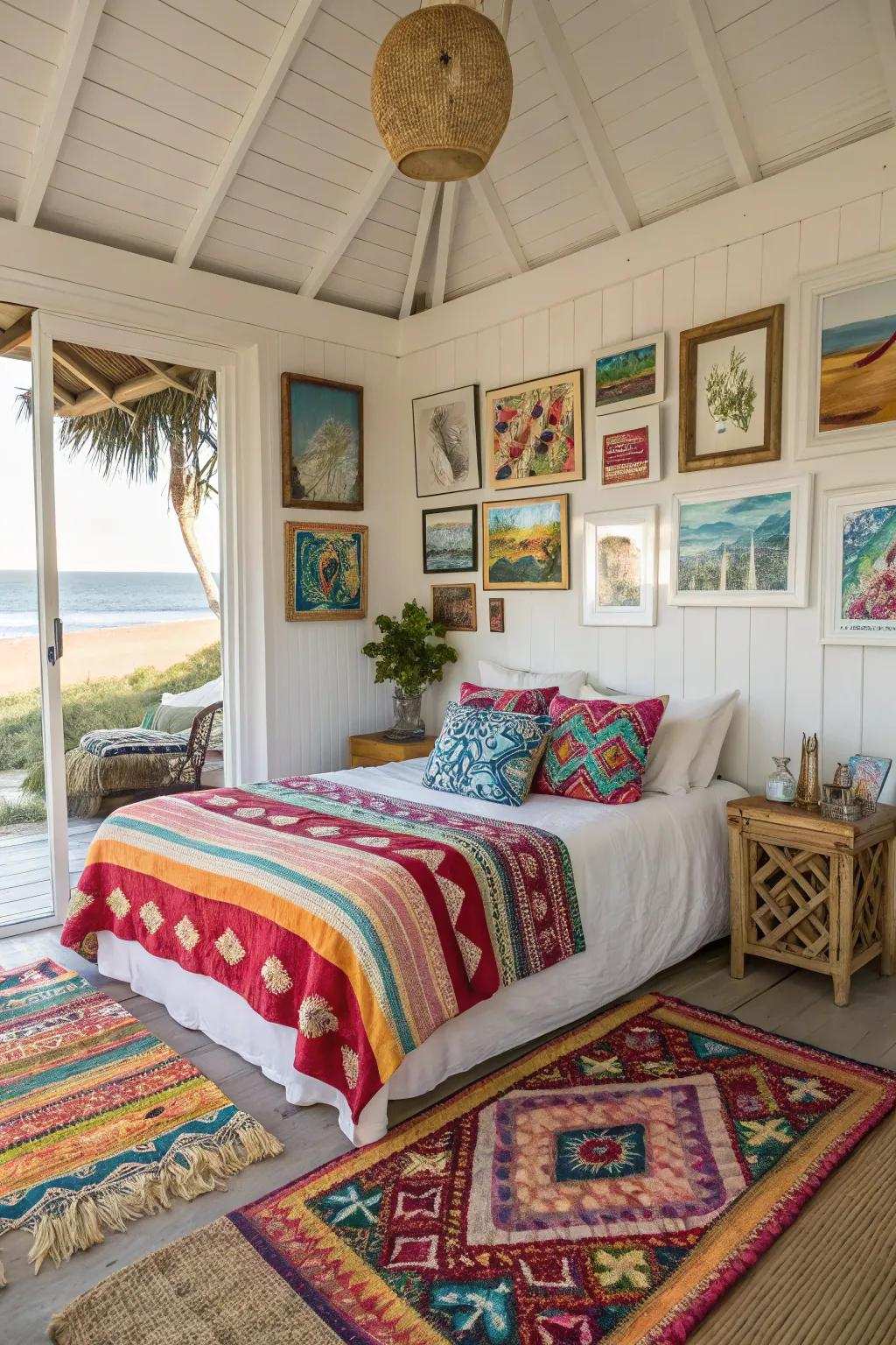 Eclectic art adds personality and vibrancy to your area.