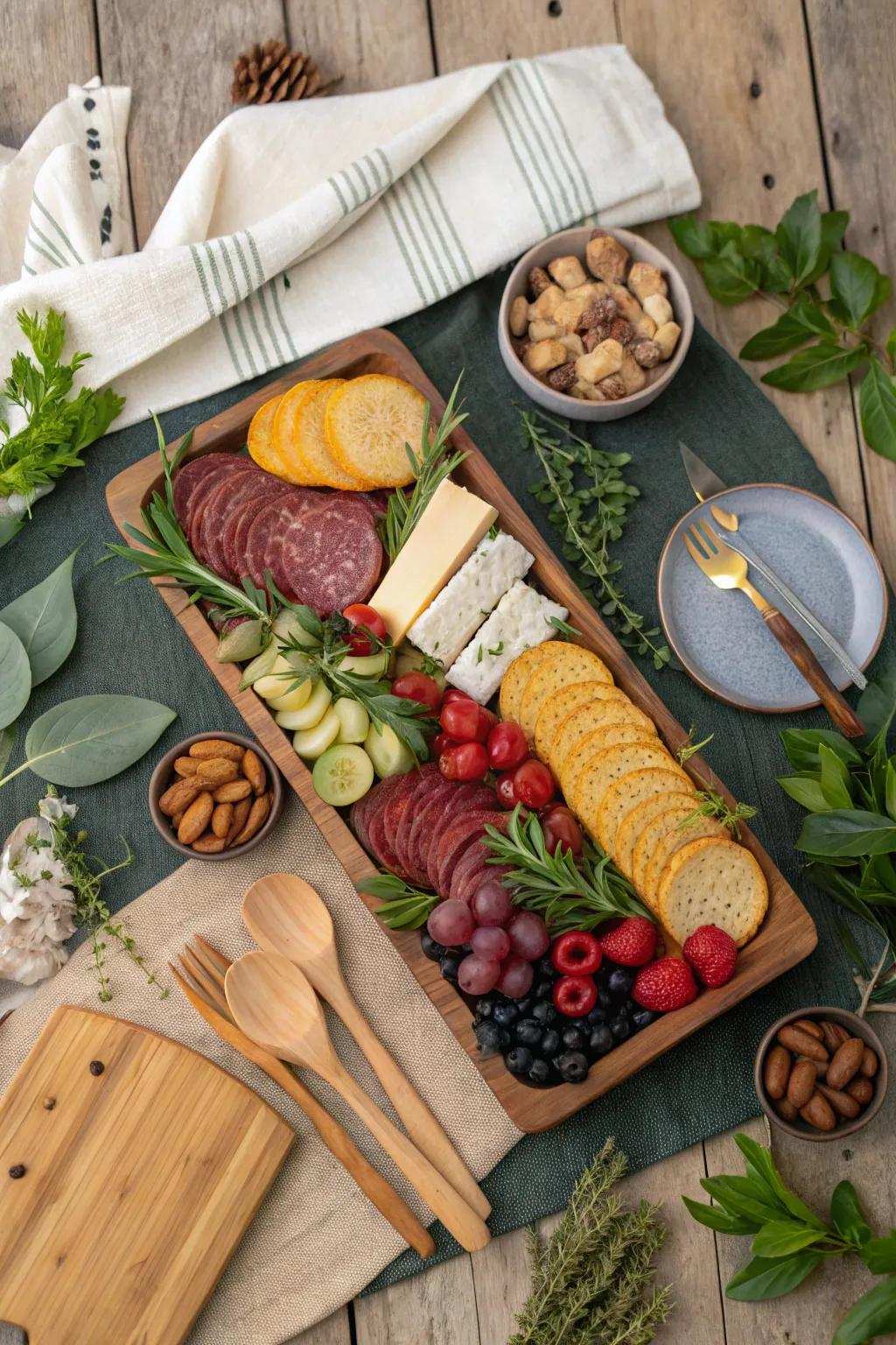 Eco-conscious selections enhance the style and sustainability of your display