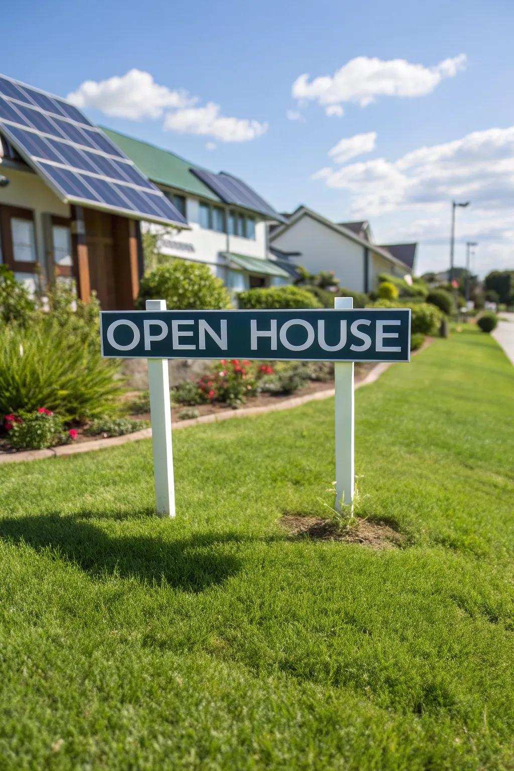Eco-friendly and eye-catching solar-powered signs.