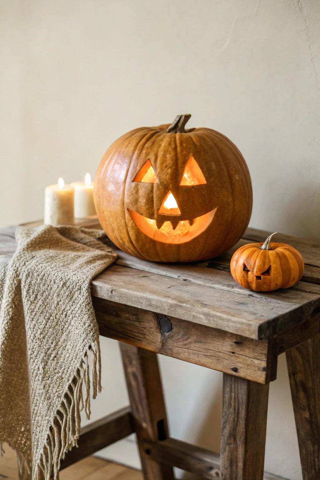 Eerie Eyes: A simplistic approach to pumpkin carving that watches your every move.