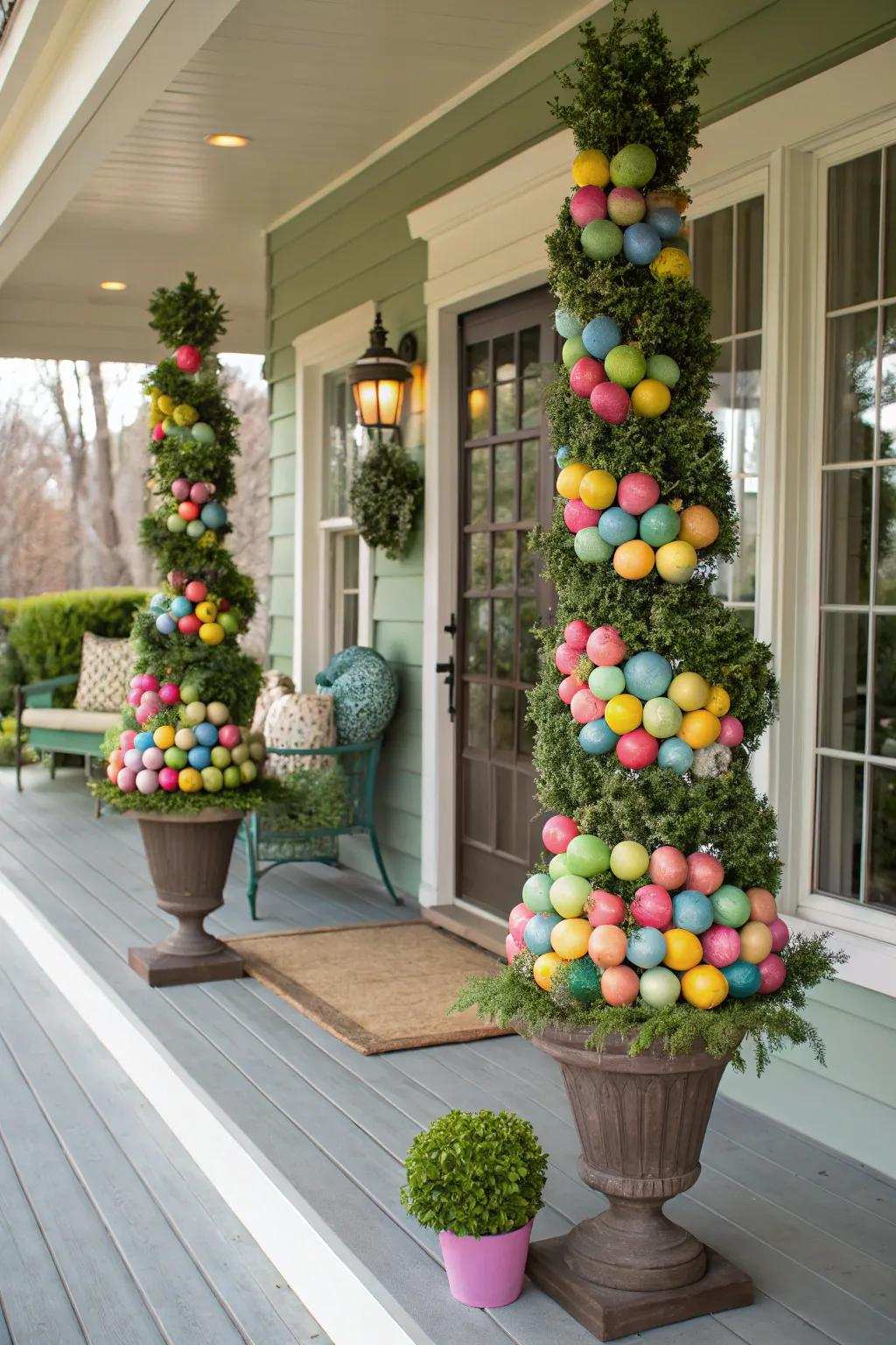Egg designs provide a innovative spin on common decorations.