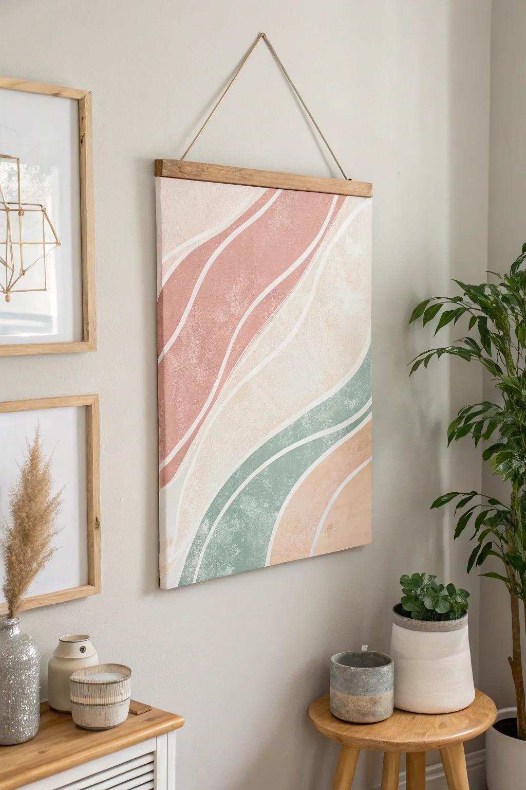 Elevate your area with custom wall decor that reflects your spirit. 🎨✨ #CraftedWithLove #MinimalistBoho