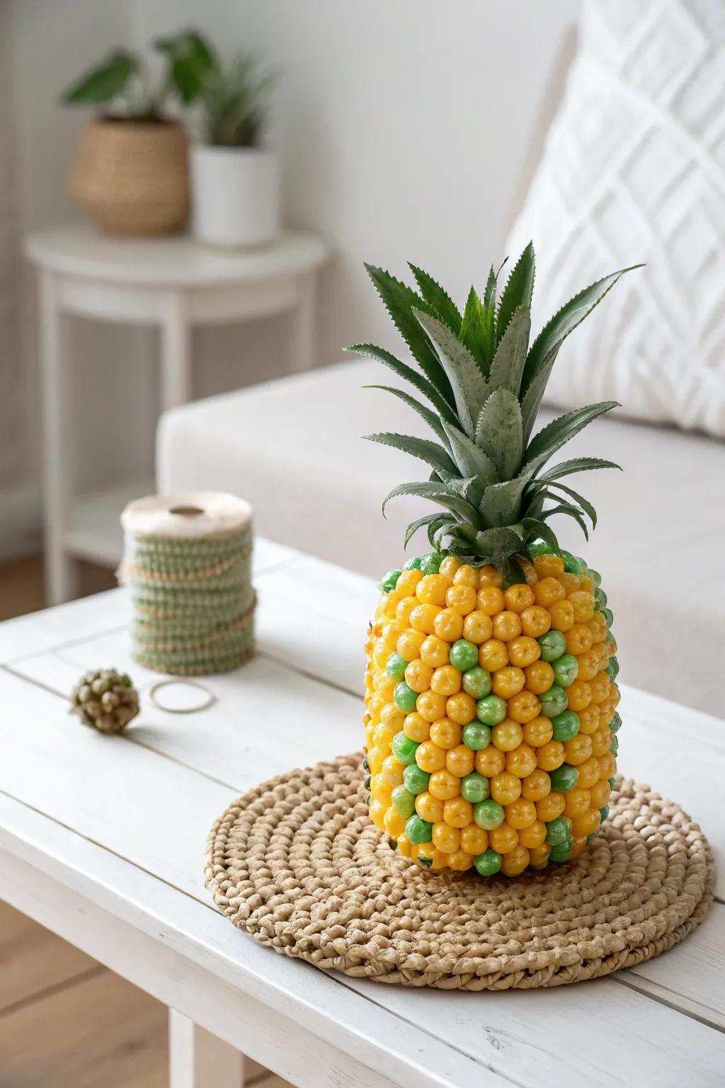Elevate your beadwork with this incredible 3D pineapple creation—where craftsmanship meets joyful sophistication!