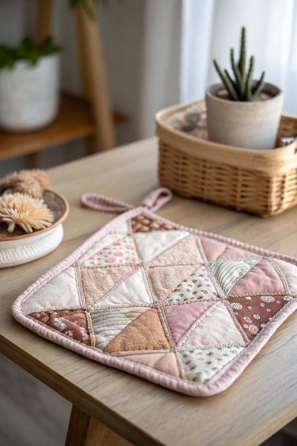 Elevate your culinary aesthetic through these endearing stitched culinary pads, wherein ease meets artistry.