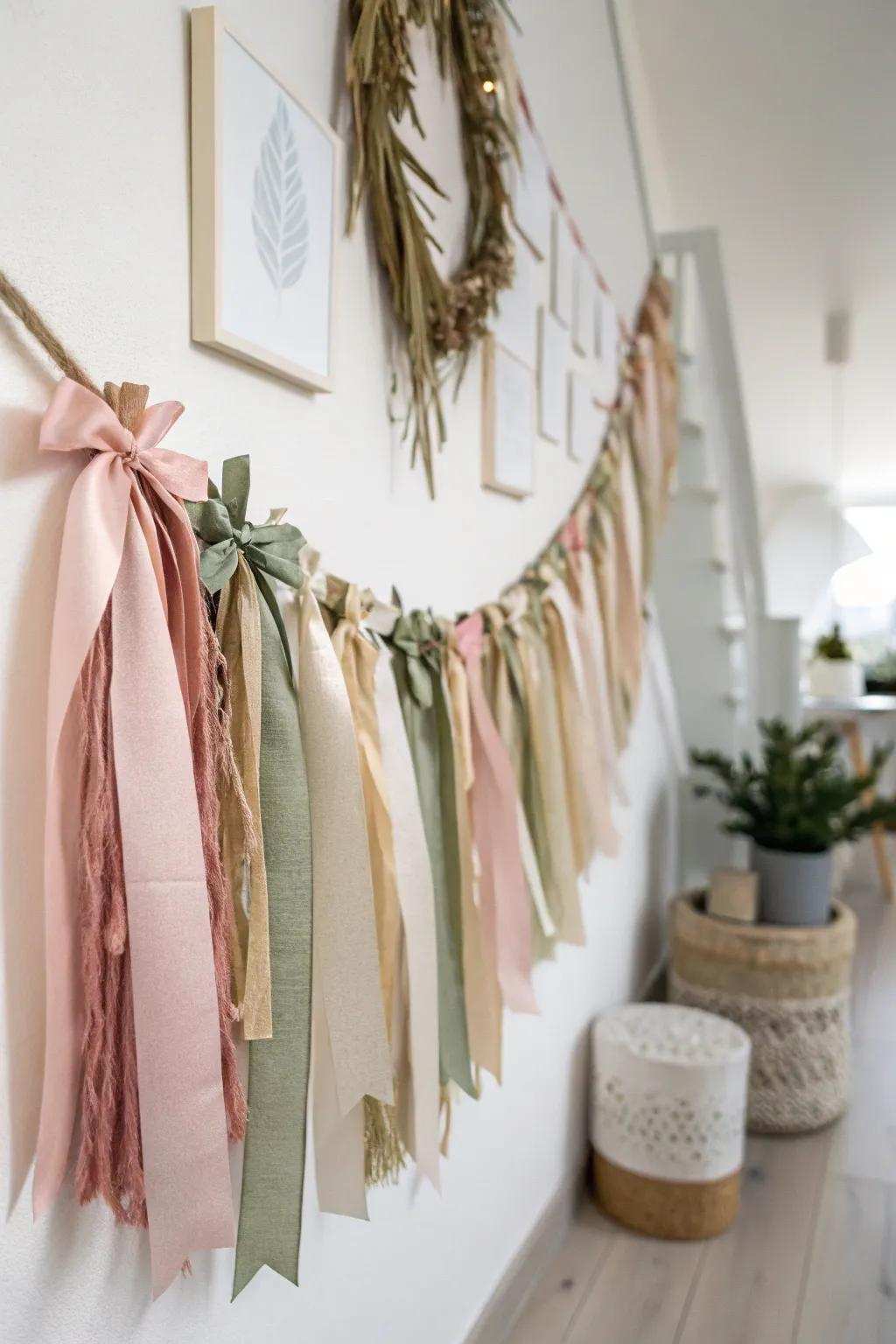 Elevate your holiday décor with a handcrafted band, blending simplicity and festive charm.