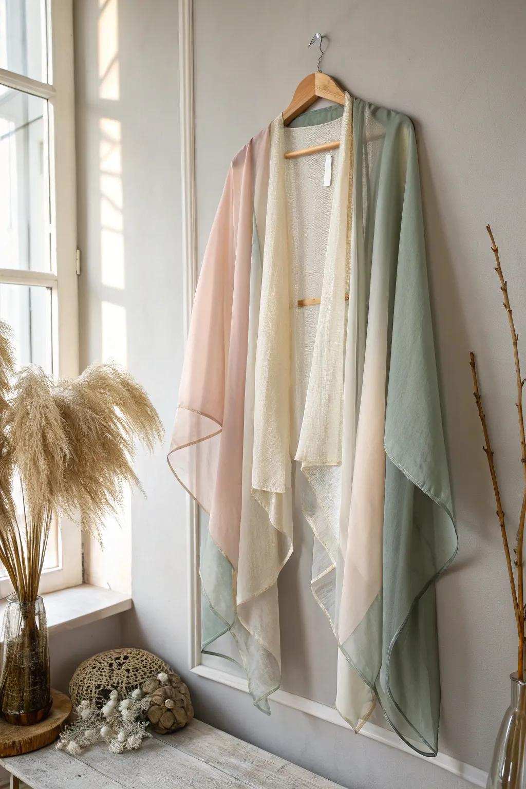 Embody your inherent fairy essence through this otherworldly tiered textile cape, impeccably suited for injecting a trace of enchantment into any attire.