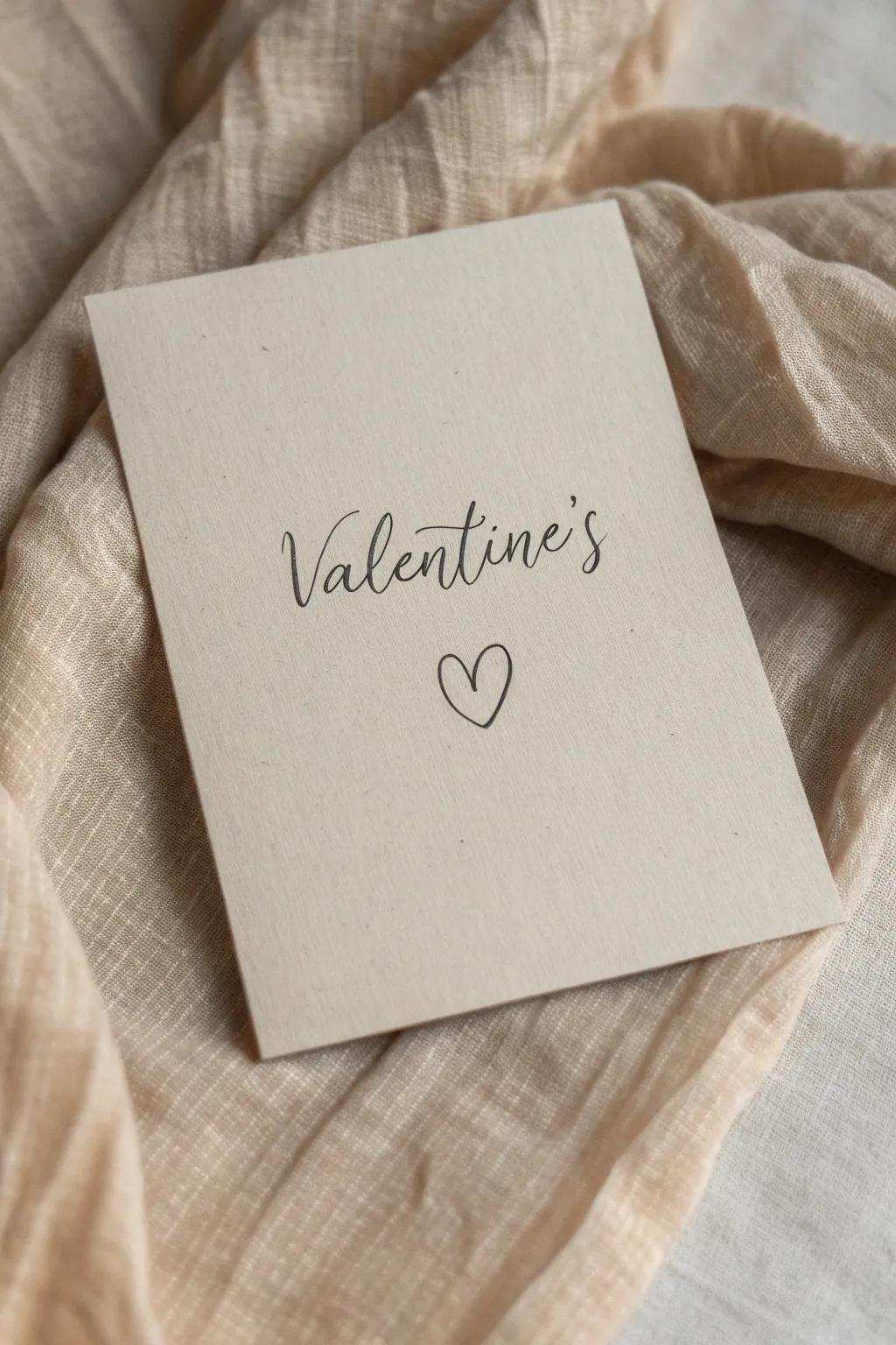 Embrace ease and grace with a handwritten impression this Valentine's Day.