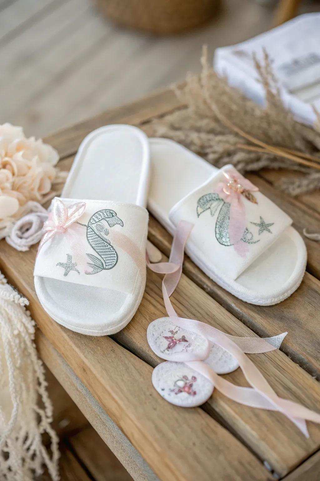Embrace elegance with these DIY Mermaid Slippers, where simplicity meets enchanting charm.