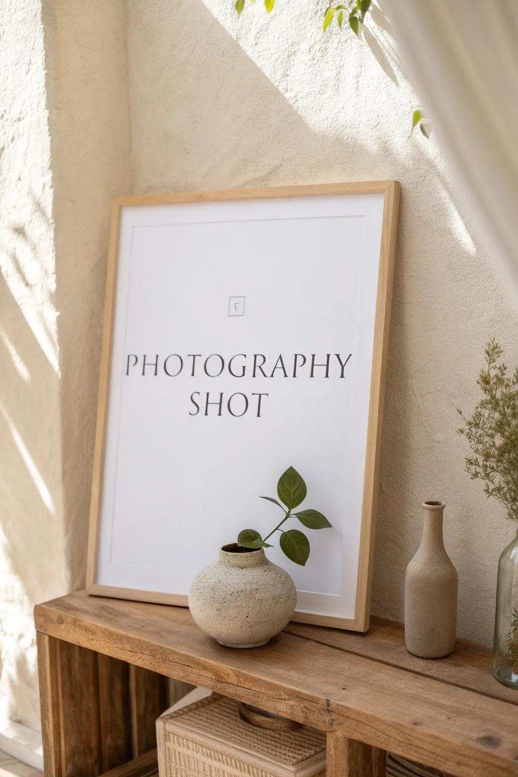 Embrace simplicity with a minimalist event advert design.
