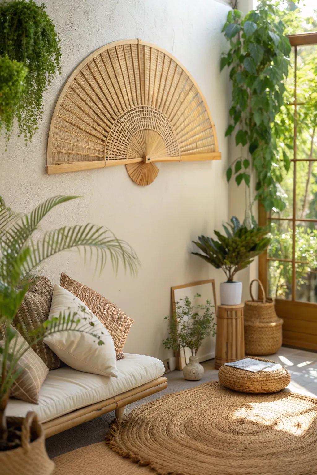 Embrace sustainability through bamboo oscillators that temper your expanse while revering our terrestrial sphere.