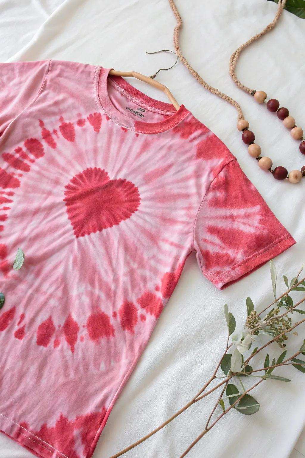 Embrace the 70s through a far-out multi-colored affection burst, ideal for a trendy Valentine's Day!