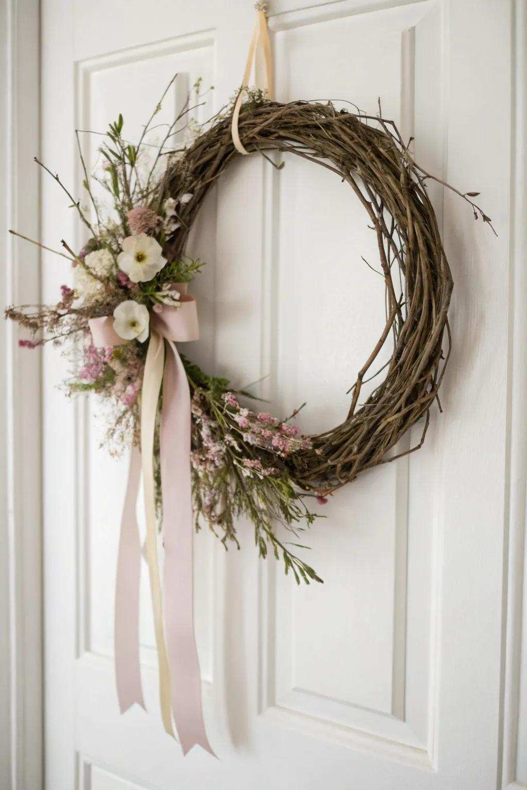 Embrace the splendor of each season with a handmade circle that welcomes you with warmth.