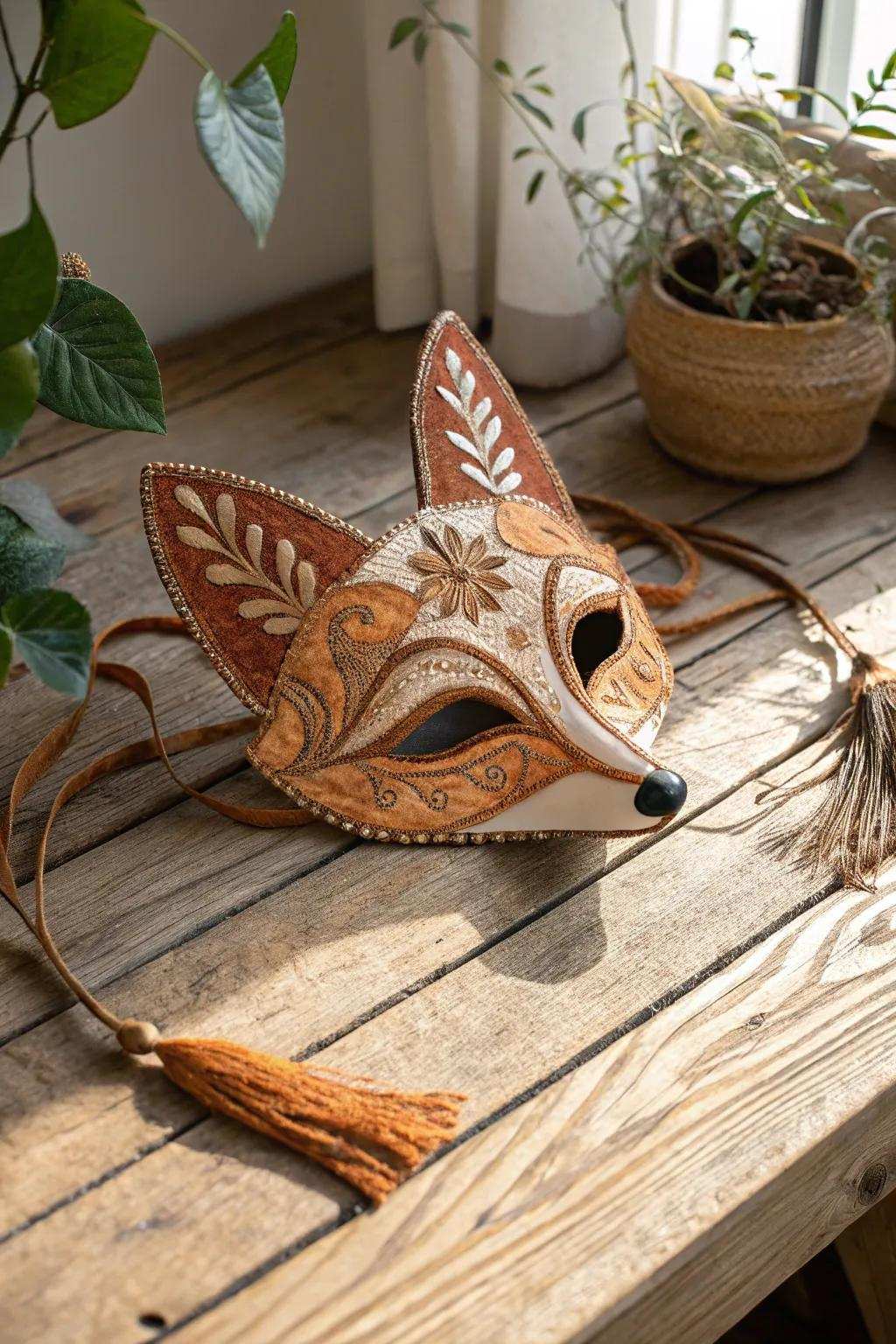 Embrace the whimsy of the forests through handcrafted forest creature masks.