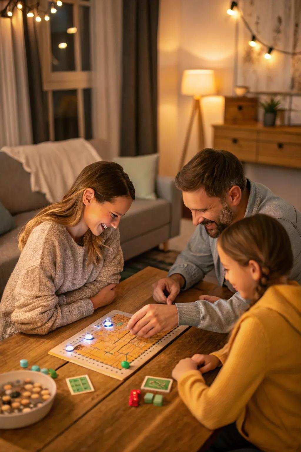 Engaging table games connect families.