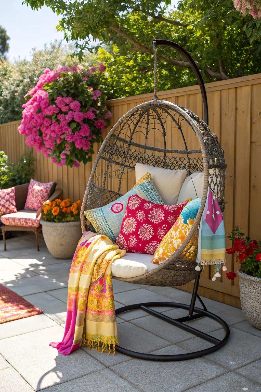 Enhance your deck with vibrant accents.