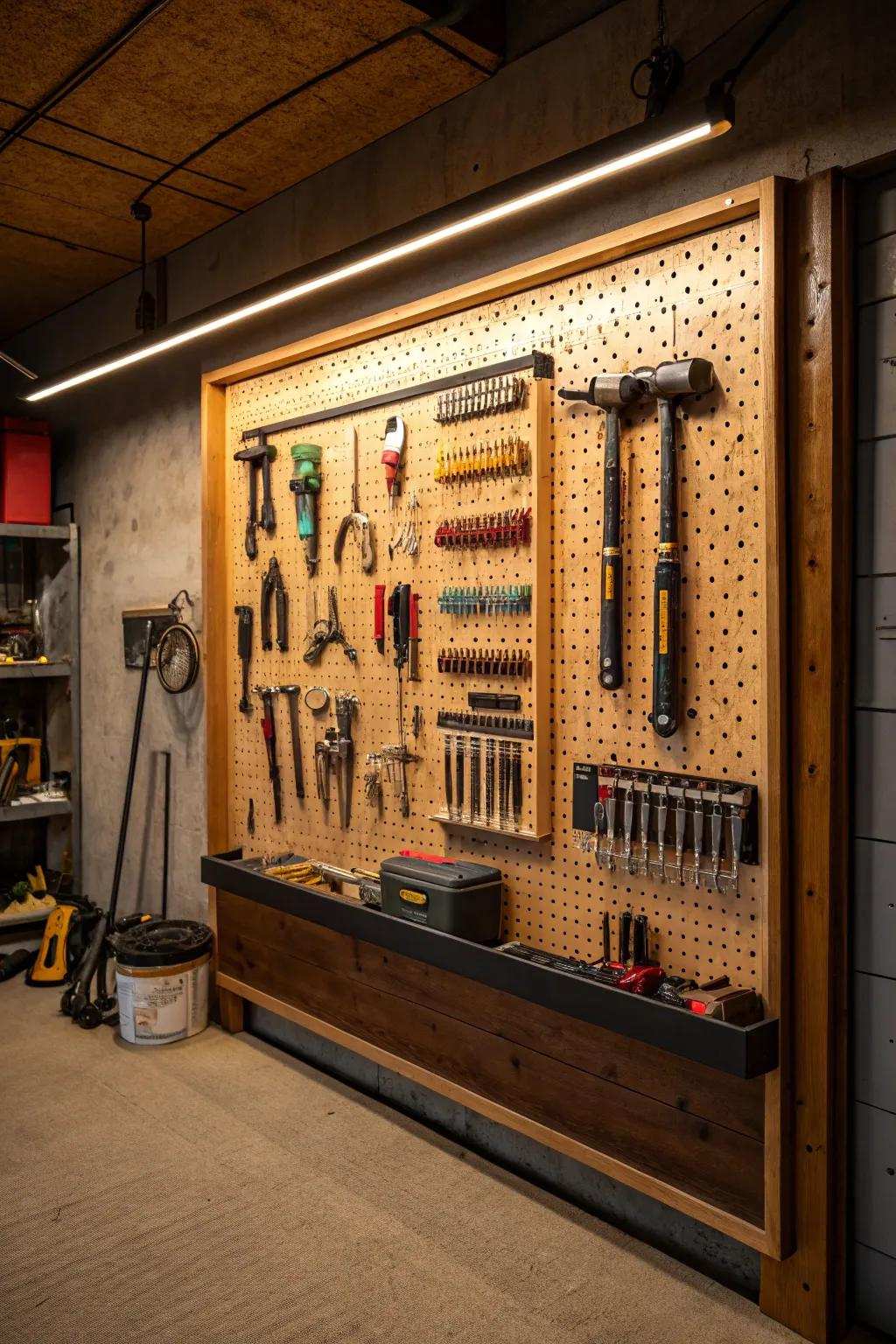 Enhance Your Workspace: Improve DIY Projects using Themed Implement Regions