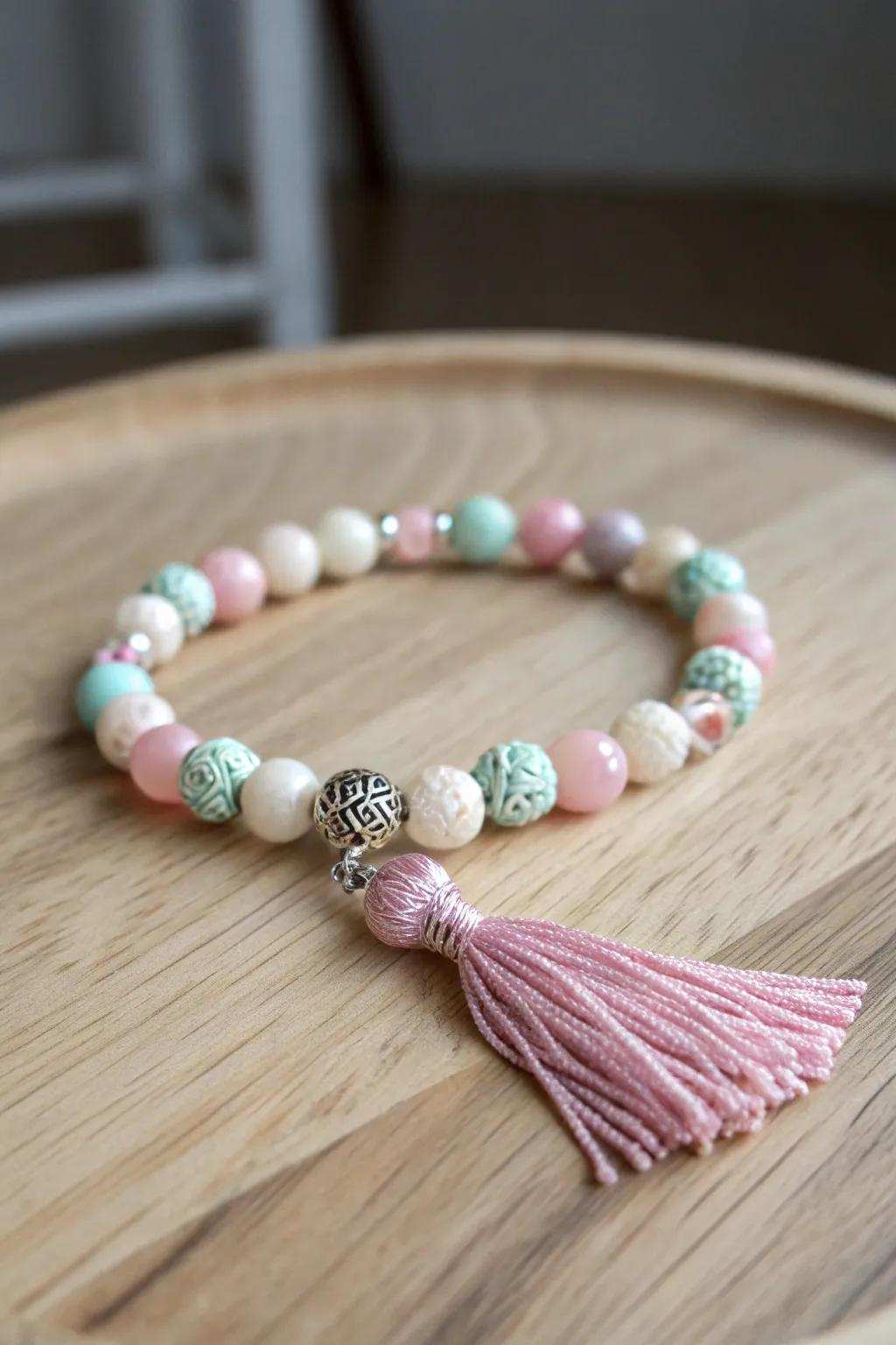 Express creativity and connection with a stylish beadwork swap. #BeadworkCrafts #SimpleBoho