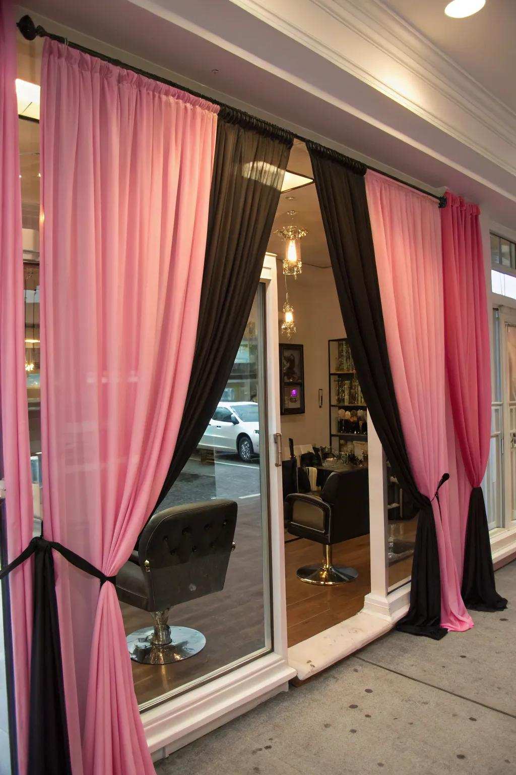 Exquisite draperies that inject drama and style.
