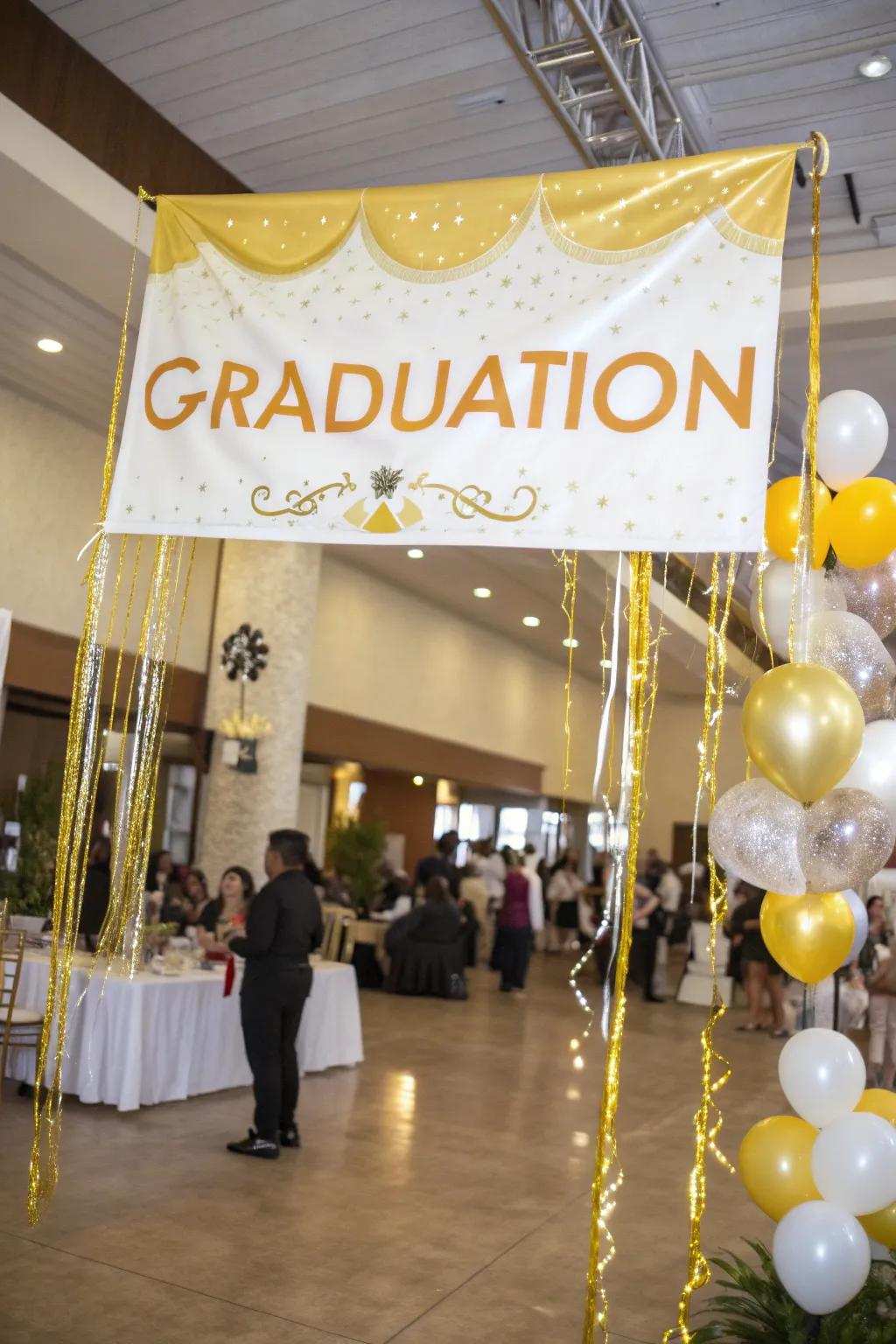 Eye-catching signages create a grand impact at your celebration.