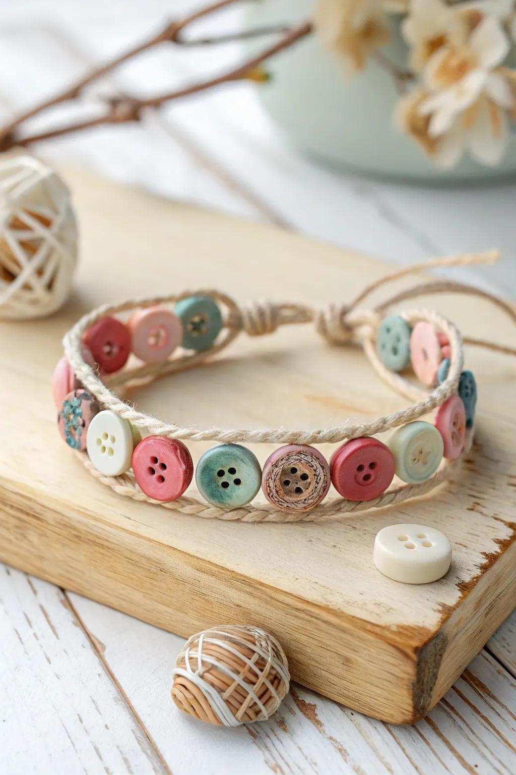 Fashion your own playful fastener bracelet – where simplicity converges with ingenuity.
