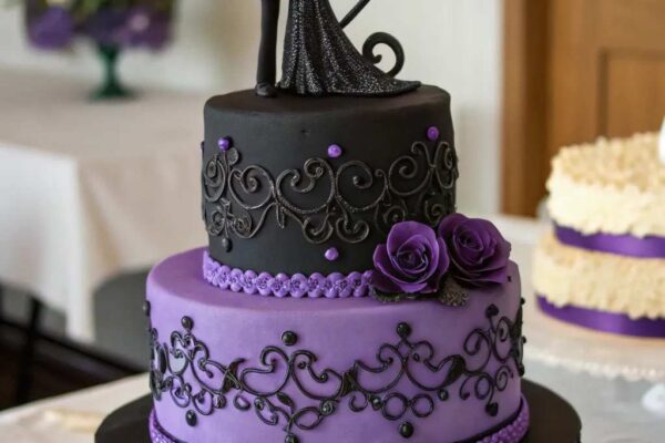 Black and Purple Wedding Inspiration