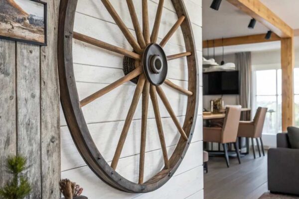 Decorate Your Wall with a Vibrant Wheel Design