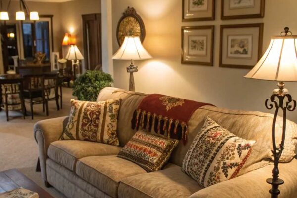 Small Space Living Room Ideas with One Sofa
