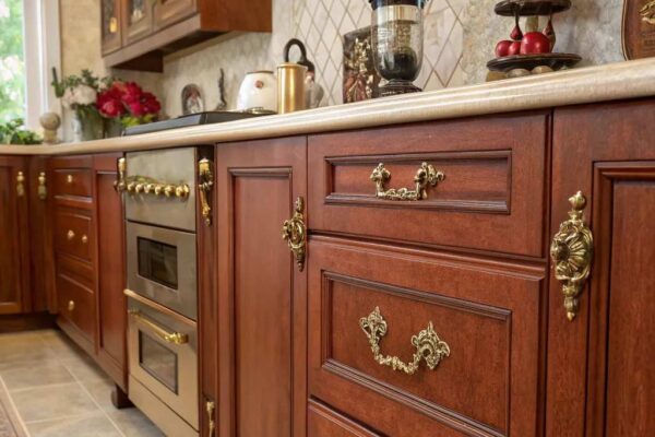 Cherry Wood Cabinet Hardware Ideas