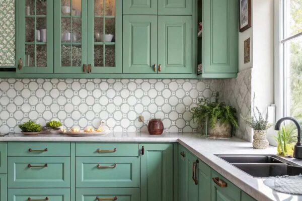 20 Beautiful Green Kitchen Cabinet Ideas