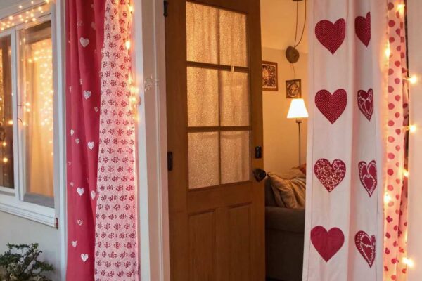 February Front Door Decor Ideas