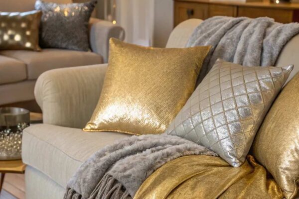 Gold and Silver Home Decor Ideas