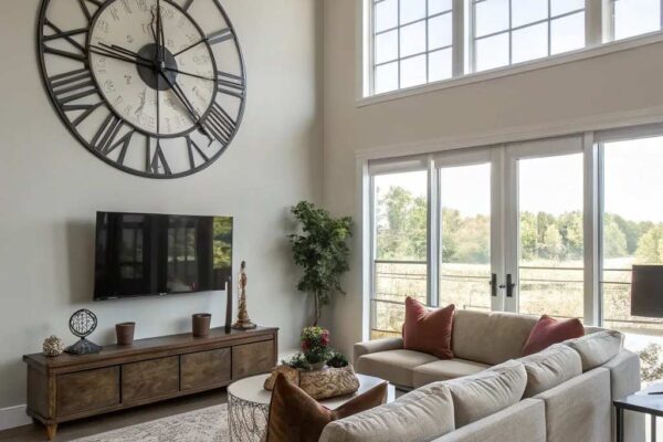 Living Room Clock Decor Ideas