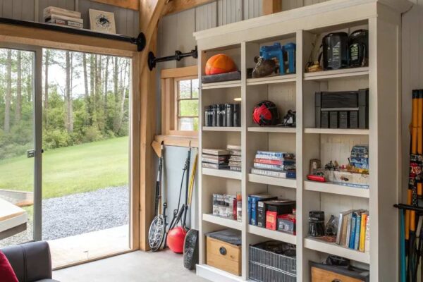 Perfect Man Cave in a Pole Barn