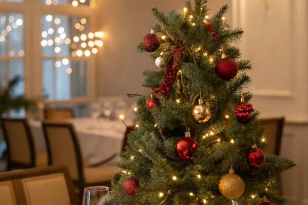 Elegant Christmas Table Favors