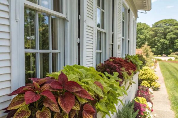 Beautiful Coleus Window Box Ideas
