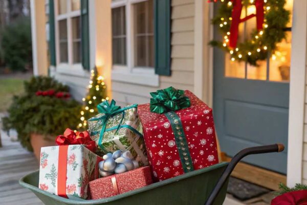 20 Christmas Wheelbarrow Decorating Ideas