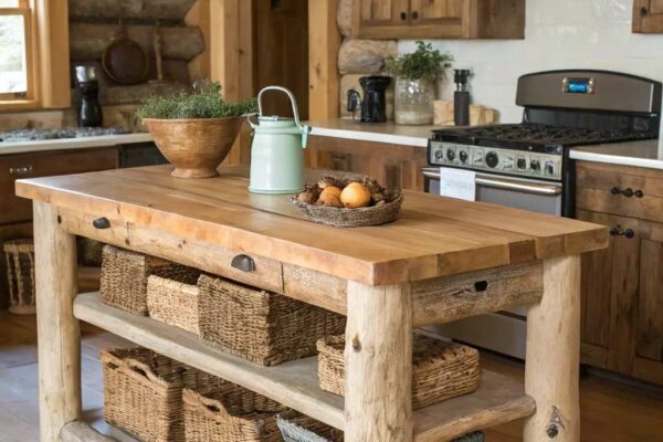 Rustic Island Kitchen Makeovers