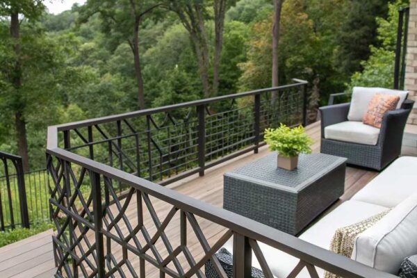 Decorating Metal Deck Railings