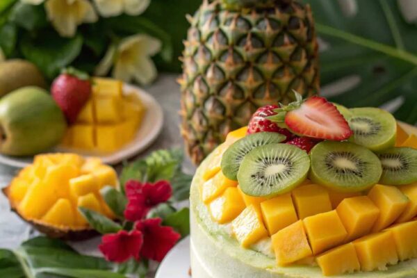 Delicious Fruit Topped Cakes
