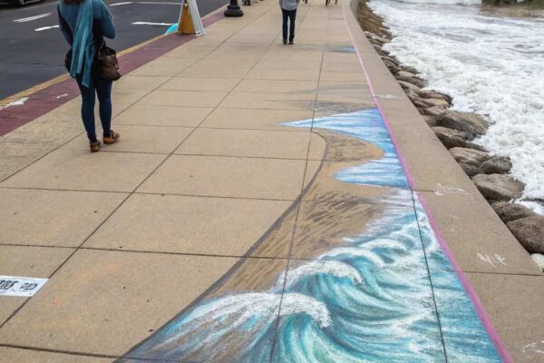 Colorful Chalk Art Projects