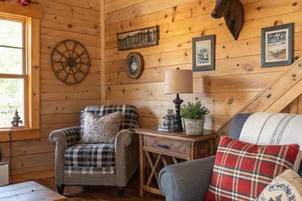 Cozy Knotty Pine Cabin Inspirations