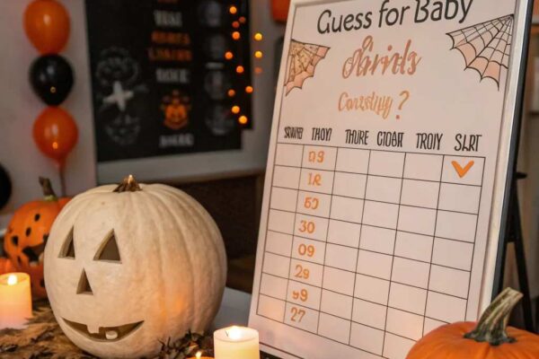 Cute Monster Boy Halloween Baby Showers