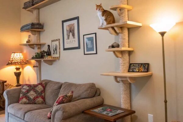 WallMounted Cat Shelves
